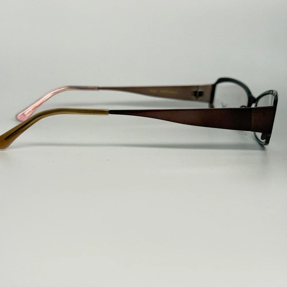 Nicole Miller Collection Muse Ginger Eyeglasses Frames Brown‎ 55-15-135mm Womens